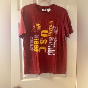 ncaa usc trojans boy’s maroon t shirt